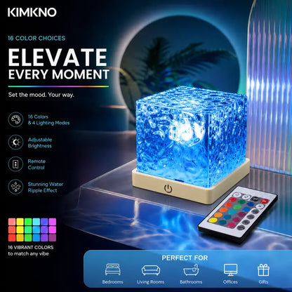 Rechargeable Ocean Wave Mood Light with Remote - original product photo 7