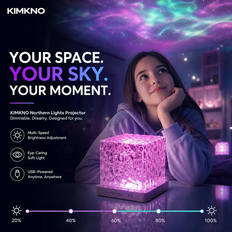 Rechargeable Ocean Wave Mood Light with Remote - original product photo 3