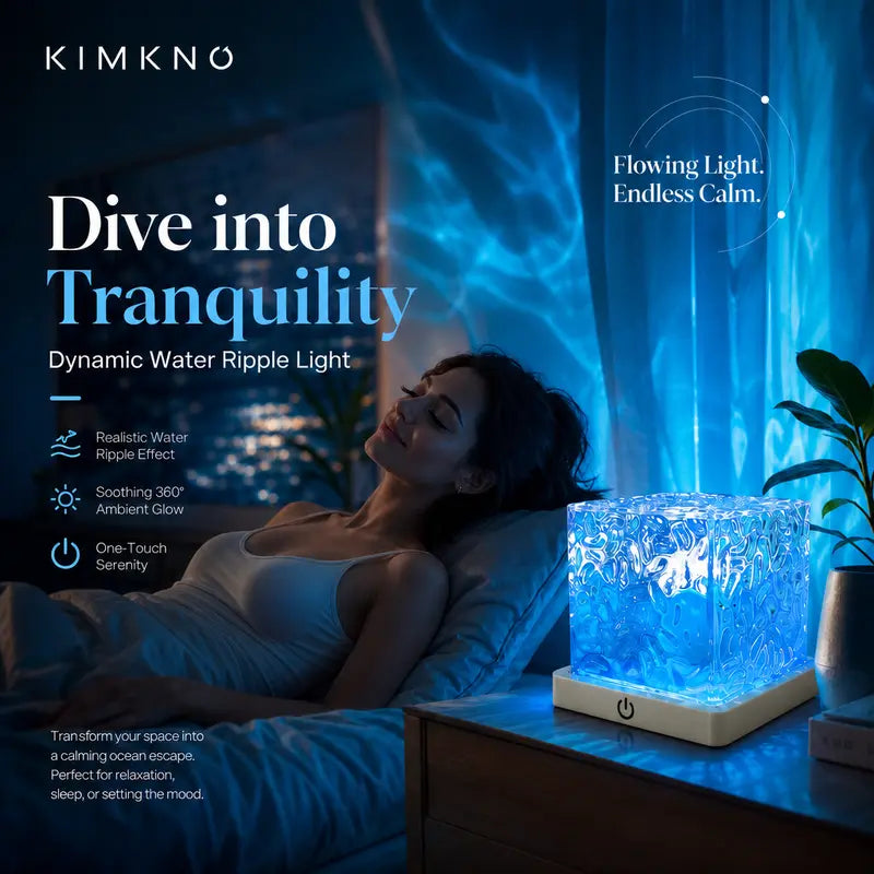 Rechargeable Ocean Wave Mood Light with Remote - original product photo 5