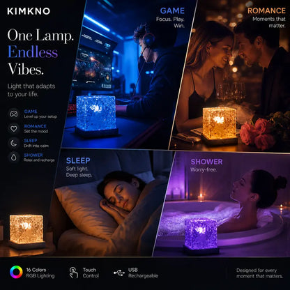 Rechargeable Ocean Wave Mood Light with Remote - original product photo 8