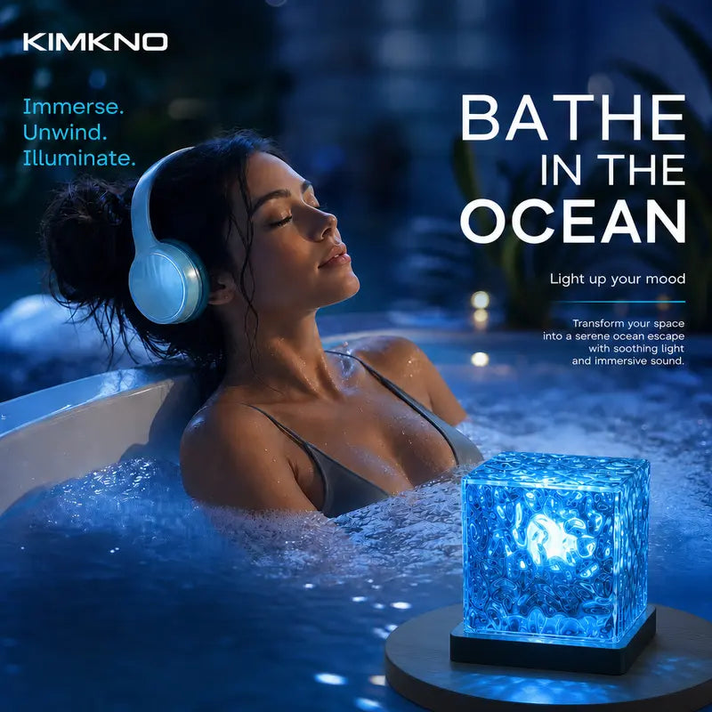 Rechargeable Ocean Wave Mood Light with Remote - original product photo 4