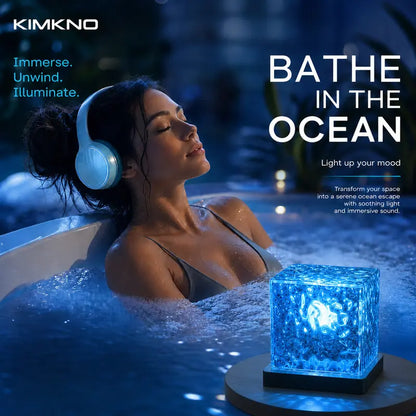 Rechargeable Ocean Wave Mood Light with Remote - original product photo 4