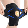 Black Adjustable Mesh Knee Wrap