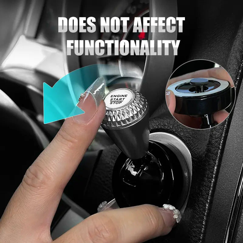 Metal Game-Style Engine Start Button Cover