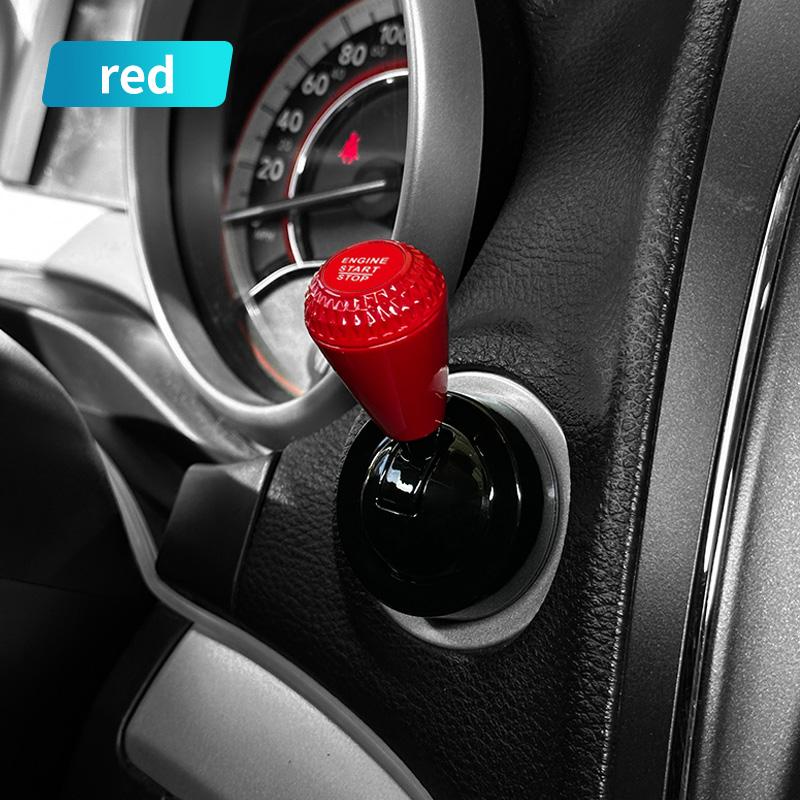 Metal Game-Style Engine Start Button Cover — 1Pcs-Red-ZS