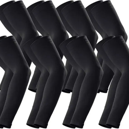 GOUNOD Long Arm Sleeve Packs — 8 Pairs-Black