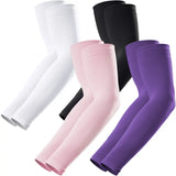 4 Pairs-Black,White,Pink,Purple