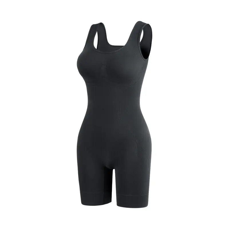 Easy-Off Open-Back Shaping Bodysuit with Cotton Gusset - Black original variant photo