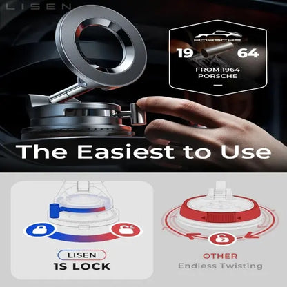 LISEN Magnetic Suction Car Phone Mount