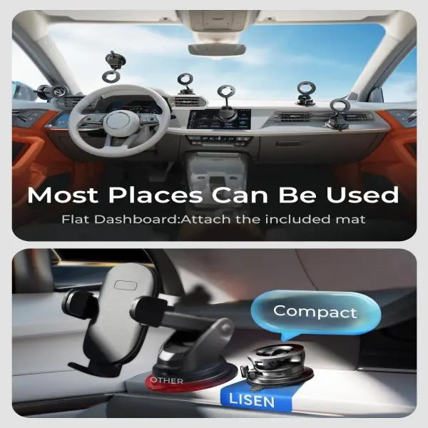 LISEN Magnetic Suction Car Phone Mount