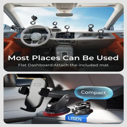 LISEN Magnetic Suction Car Phone Mount