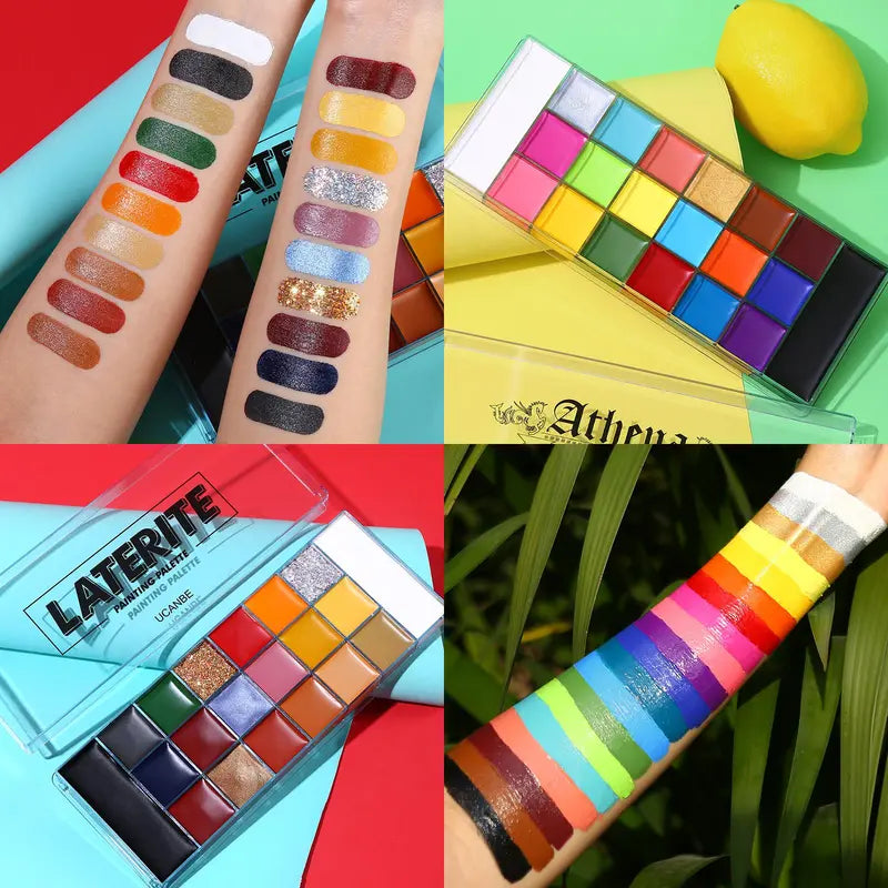 Cream Face & Body Paint Palette — Creative Color Options - original gallery 6