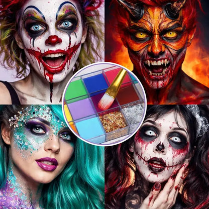 Cream Face & Body Paint Palette — Creative Color Options - original gallery 3