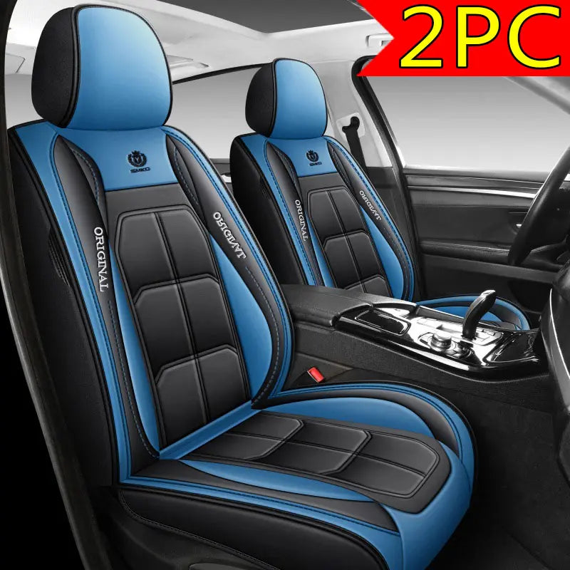 PU Leather Front Car Seat Covers — Two-Cover Set