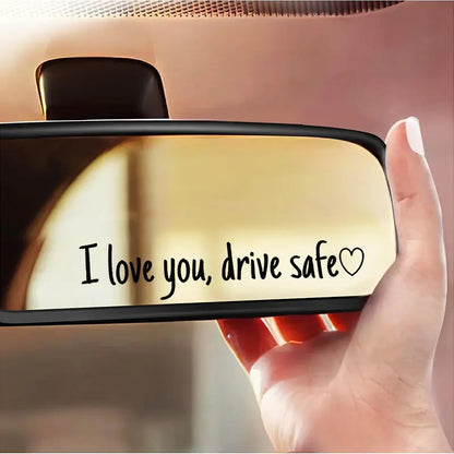 Drive Safe Vinyl Decals — 2 Matching Decals, Random Color
