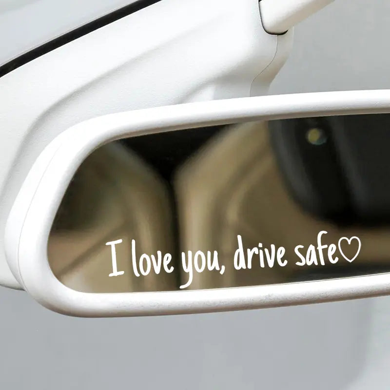 Drive Safe Vinyl Decals — 2 Matching Decals, Random Color