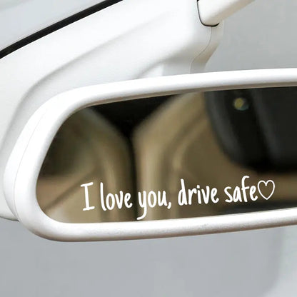 Drive Safe Vinyl Decals — 2 Matching Decals, Random Color