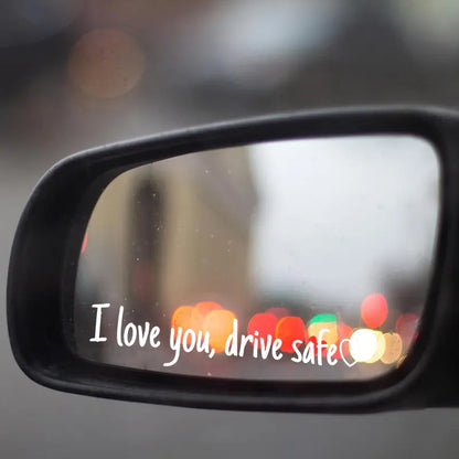 Drive Safe Vinyl Decals — 2 Matching Decals, Random Color