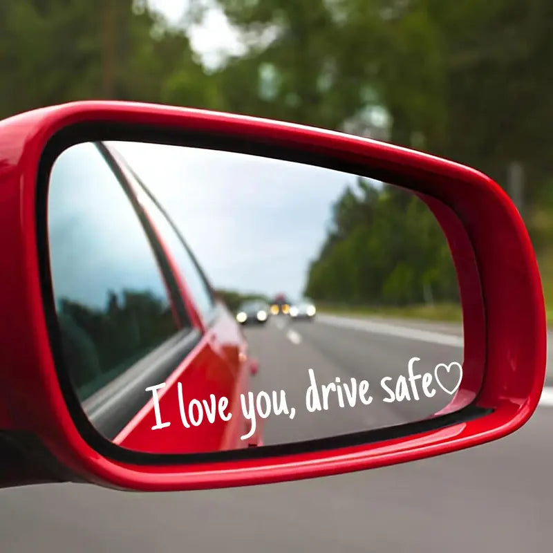 Drive Safe Vinyl Decals — 2 Matching Decals, Random Color