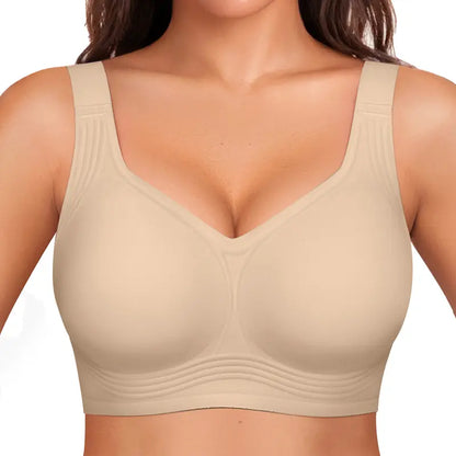 Wireless Seamless Full-Coverage Bras — 2-Pack - Dark Nude original variant photo