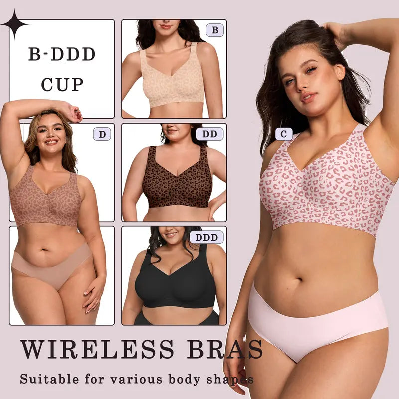 Wireless Seamless Full-Coverage Bras — 2-Pack - original product photo 6