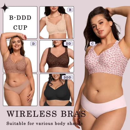 Wireless Seamless Full-Coverage Bras — 2-Pack - original product photo 6