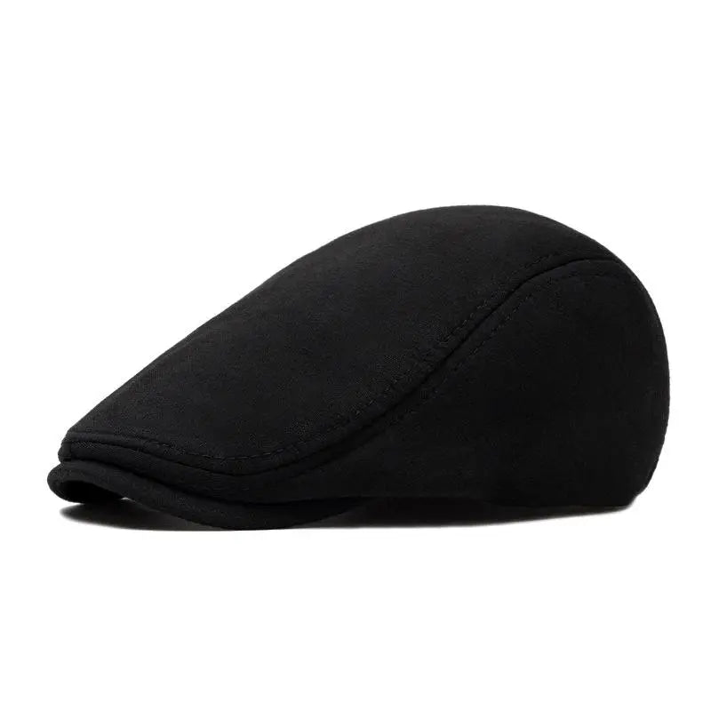 BIGWIG Adjustable Flat Cap in Black and Gray - source design and use details