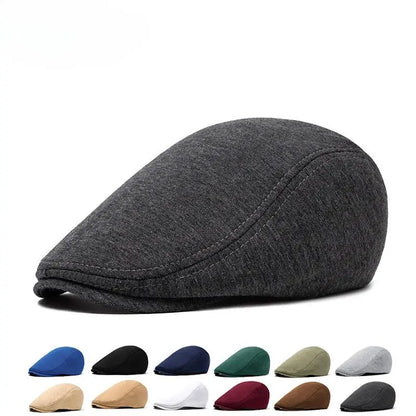 BIGWIG Adjustable Flat Cap in Black and Gray - source design and use details