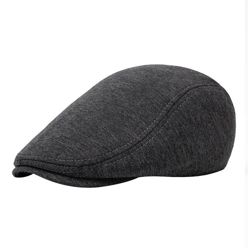 BIGWIG Adjustable Flat Cap in Black and Gray - source design and use details