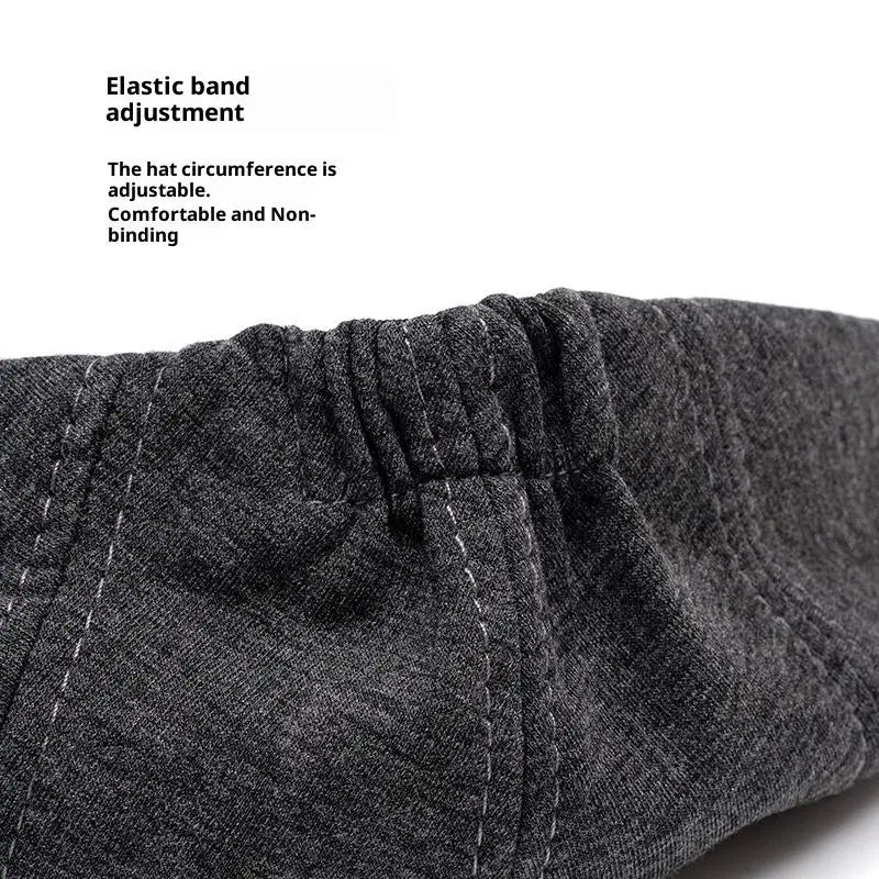 BIGWIG Adjustable Flat Cap in Black and Gray - source design and use details