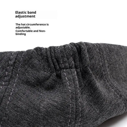 BIGWIG Adjustable Flat Cap in Black and Gray - source design and use details