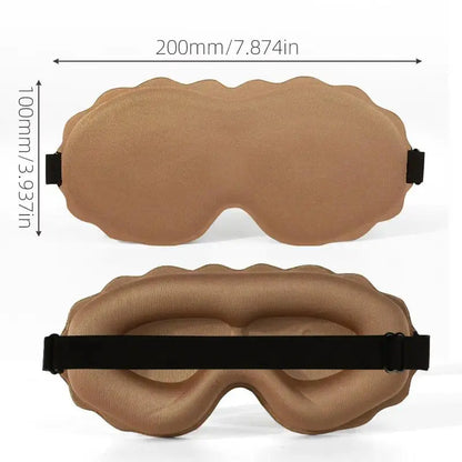 Contoured Eye Mask with Adjustable Strap — 1