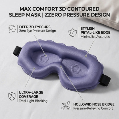Contoured Eye Mask with Adjustable Strap — 4