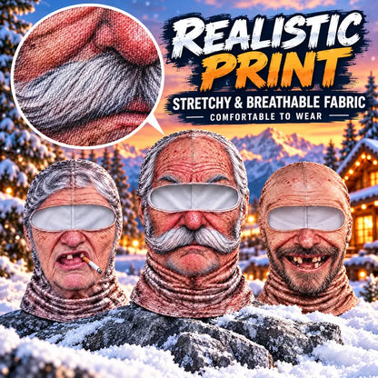 Novelty Printed Winter Balaclava - source design and use details