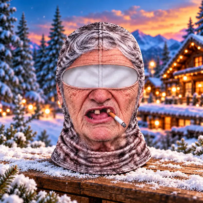 Novelty Printed Winter Balaclava - B