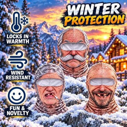 Novelty Printed Winter Balaclava - source design and use details
