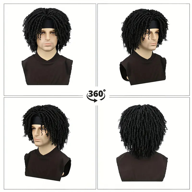 Synthetic Twist Wig with Integrated Headband - source design and use details