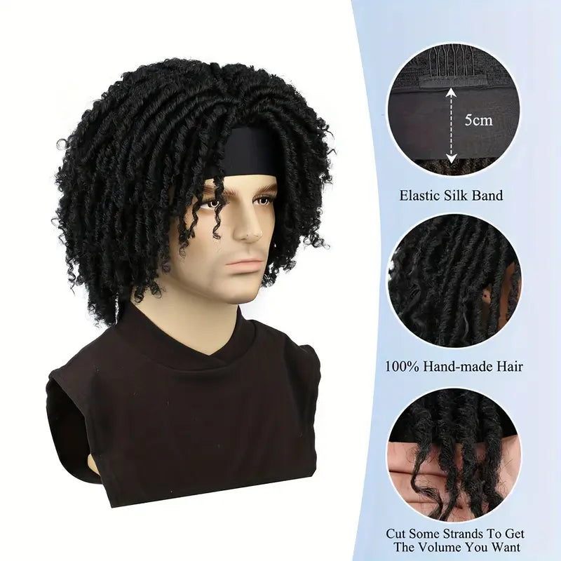 Synthetic Twist Wig with Integrated Headband - source design and use details