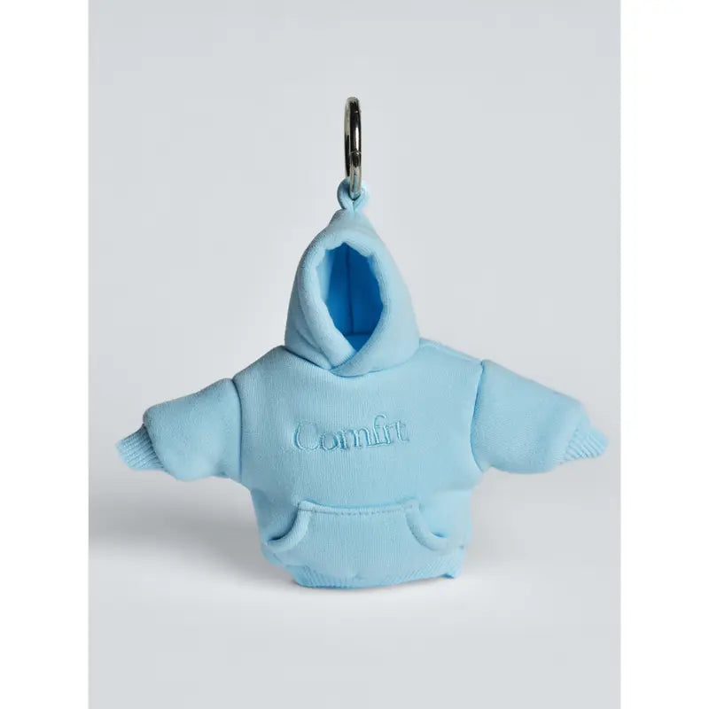 Mini Hoodie Stress-Ball Keychain Charm - Baby Blue original variant photo