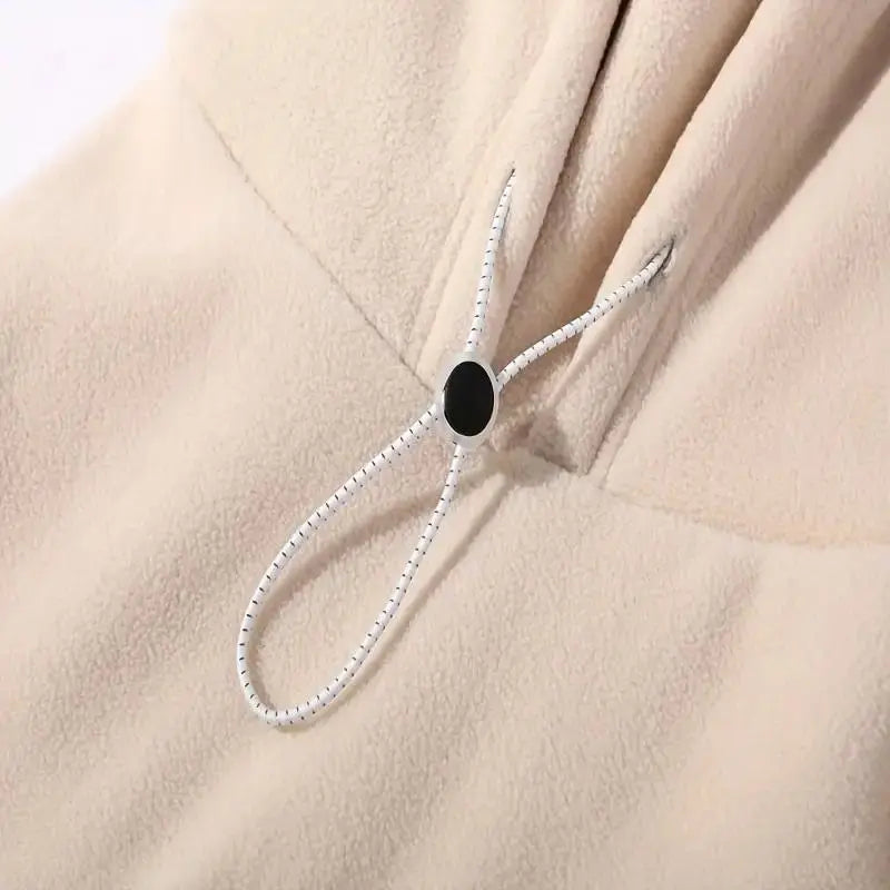 Black Fleece-Lined Hooded Face Cover - source design and use details