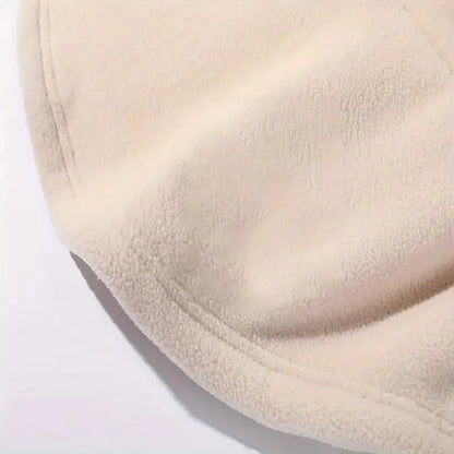 Black Fleece-Lined Hooded Face Cover - source design and use details