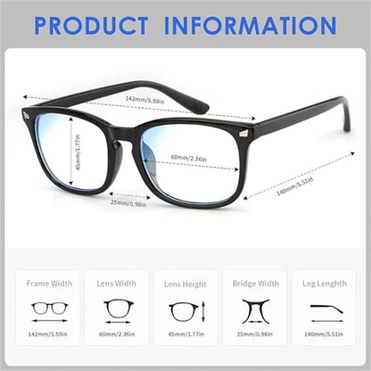 Rectangular Clear Lens Eyewear Packs — 1