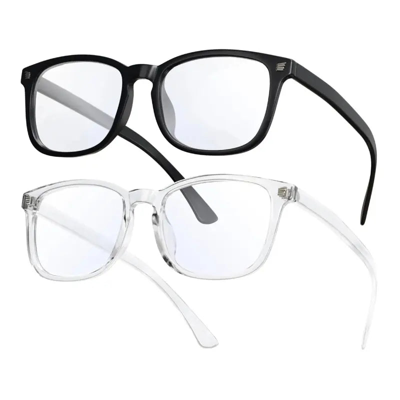 Rectangular Clear Lens Eyewear Packs — 0