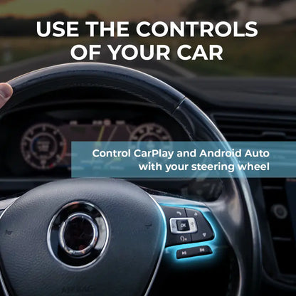 Wired-to-Wireless CarPlay and Android Auto USB Adapter
