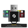 Wired-to-Wireless CarPlay and Android Auto USB Adapter