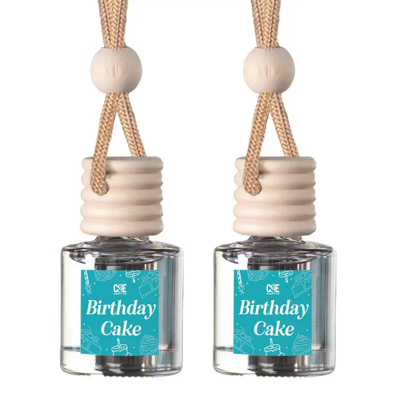 Reusable 8 mL hanging car fragrance diffuser