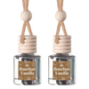 Reusable 8 mL Hanging Car Fragrance Diffusers — 2 Bottles, Random Scent