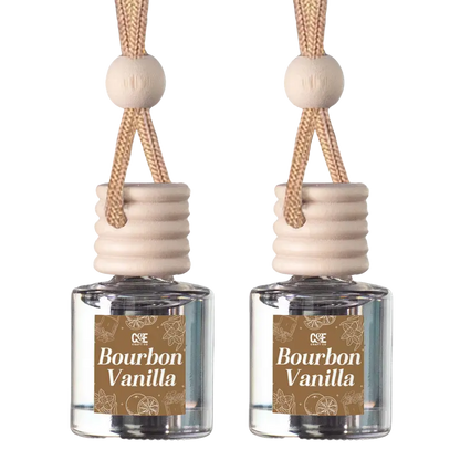 Reusable 8 mL hanging car fragrance diffuser