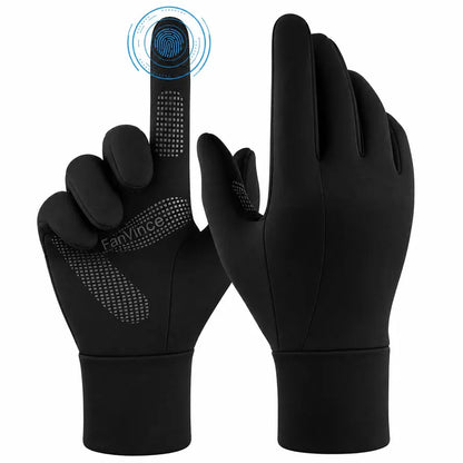 FANVINCE Touchscreen Thermal Winter Gloves - Black