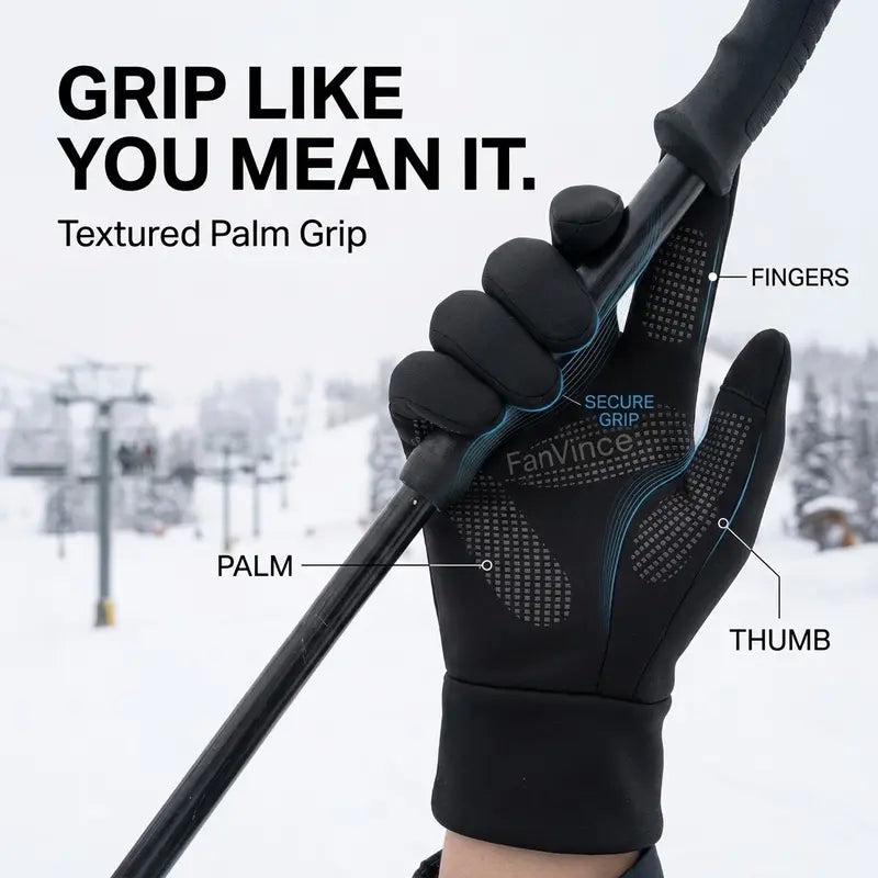 FANVINCE Touchscreen Thermal Winter Gloves - source design and use details